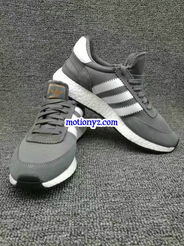 Real Boost Adidas Iniki Runner Boost Grey White